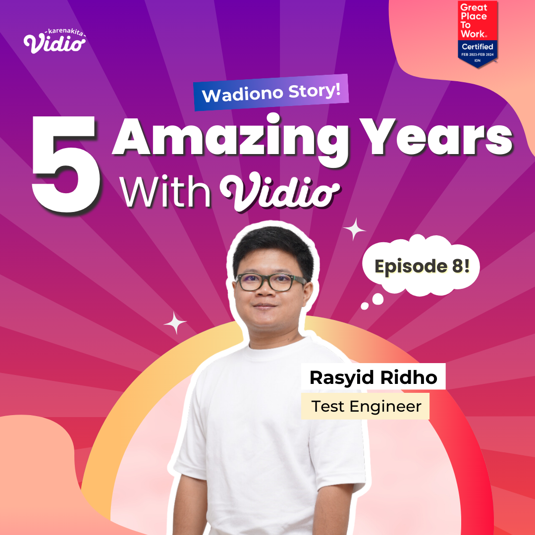 Jason Rasyid 5 Amazing Years of Dedication with Vidio!: Rasyid Ridho – Labs.vidio.com